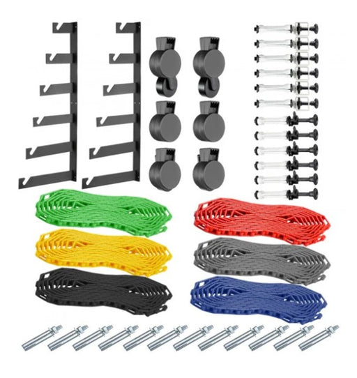 SM-B6W Roller Wall Mount Background Carrier (with 6 Metal Poles)