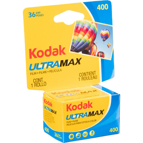 Kodak UltraMax 400 Color Negative Film (35mm Roll Film, 36 Exposures)