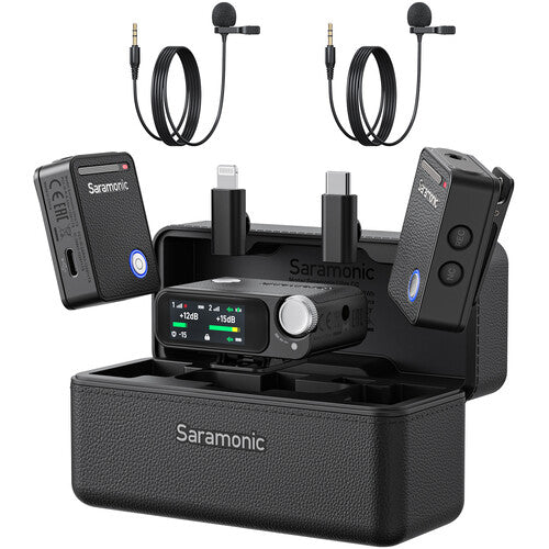 Saramonic Ultra (ULTRA 03, 2TX+1RX, BLACK WITH 2 LAVALIER)