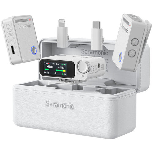 Saramonic Ultra (ULTRA 02, 2TX+1RX, WHITE WITHOUT LAVALIER)