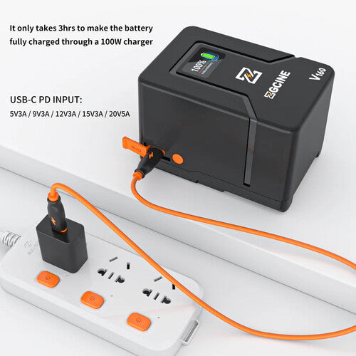 ZGCINE V160 142Wh V-Mount Battery (9600mAh)