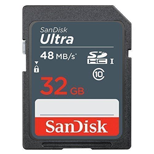 SanDisk 32gb Ultra SD Class 10 SDHC Flash 48mb/s Memory Card